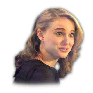 😮 woman, face, expression, portrait, person telegram sticker