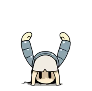 🙆 character, cartoon, anime, celebrating telegram sticker