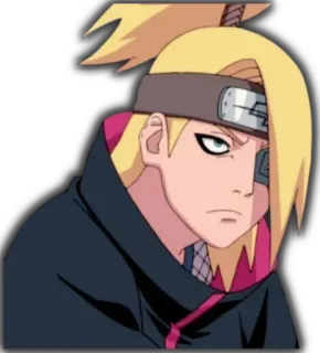 😑 Deidara Naruto Deidara, Naruto, Anime, Manga, Ninja, Karakter, Kartun telegram sticker