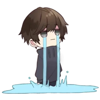 😭 piangere, triste, anime, manga, lacrime, emozionale telegram sticker