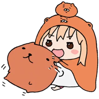 😀 Anime, Dessin animé, Mignon, Personnage, Illustration whatsapp sticker