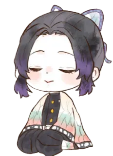 💫 Shinobu Kocho Demon Slayer anime, demon slayer, shinobu, manga, cute whatsapp sticker