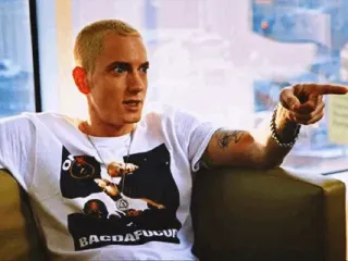 🕸 Eminem BACDAFUCUP rapper, music, eminem, offensive, slang telegram sticker