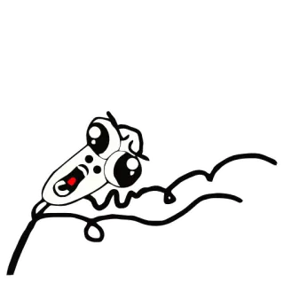 😱 만화, 밈, 웃긴, 눈, 캐릭터 telegram sticker