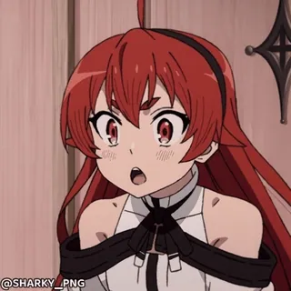 😳 Eris Boreas Greyrat Mushoku Tensei: Jobless Reincarnation telegram sticker