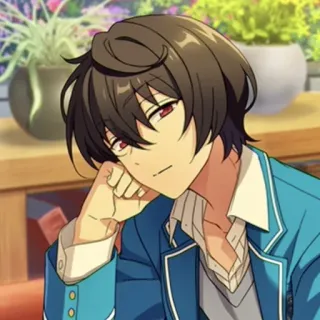 🧐 Anime, Mangá, Menino, Personagem, Morena, Retrato whatsapp sticker