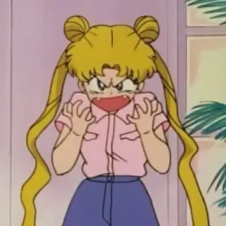 🌙 Sailor Moon Anime, Boos, Personage, Cartoon telegram sticker