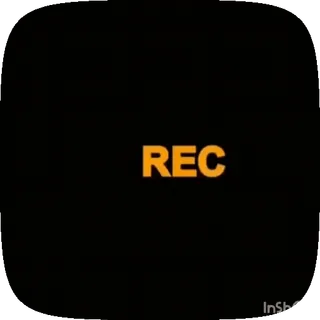 🖕 REC enregistrement, vidéo, caméra, REC telegram sticker