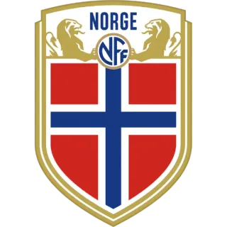 🇳🇴 NORGE NFF Norway, football, soccer, NFF, Norwegian Football Federation, emblem, crest, sports telegram sticker