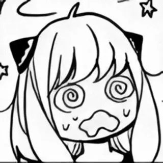 🥜 Anya Forger Spy x Family Anime, Manga, Spy x Family, Anya, Forger, Niedlich, Cartoon telegram sticker