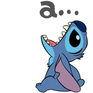 😩 Stitch Lilo & Stitch disney, cartoon, alien, süß, figur telegram sticker