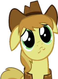 😭 Applejack My Little Pony Applejack, My Little Pony, dibujos animados, caballo, triste telegram sticker
