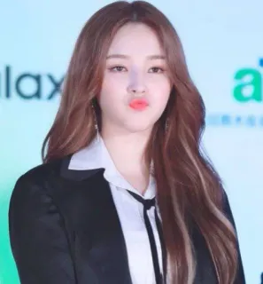 🧚‍♀ Nancy kpop, idola, penyanyi, selebriti, wanita, asia whatsapp sticker