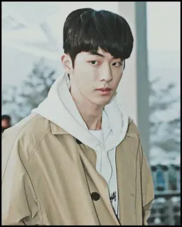 😒 portret, man, persoon, casual, koreaans, aziatisch telegram sticker