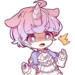😱 애니메이션, 만화, 귀여운, 치비, 스티커, 일러스트, 카와이 telegram sticker
