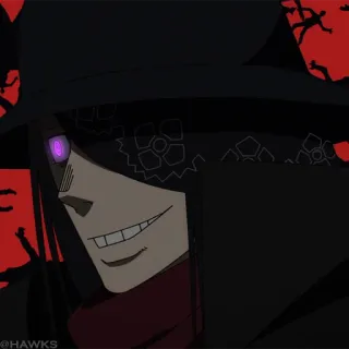 🚬 Аниме, Персонаж, Fire Force, Зло, Манга, Злодей telegram sticker