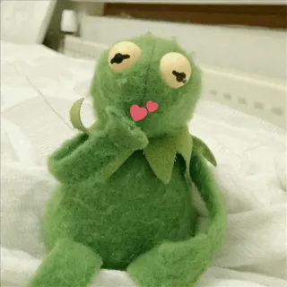 🐸 Kermit Kermit, o Sapo, fantoche, Muppet, sapo, fofo whatsapp sticker