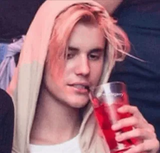 😐 Justin Bieber 人物, 男性, 有名人, 歌手, ポートレート telegram sticker