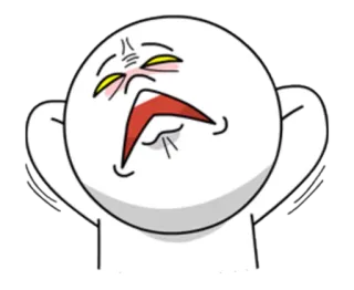 😒 kartun, wajah, ekspresi, karakter, suasana hati, lucu telegram sticker