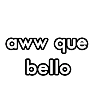 😍 aww que bello милый, очаровательный, сладкий, позитивный, нежный telegram sticker