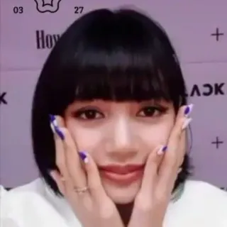 🌸 Lisa person, frau, promi, idol, kpop, sängerin telegram sticker
