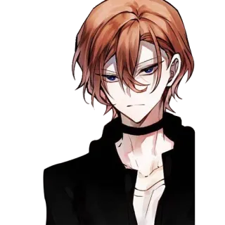 😒 Chuuya Nakahara Bungou Stray Dogs Anime, Manga, Charakter, Chuuya Nakahara, Bungou Stray Dogs telegram sticker