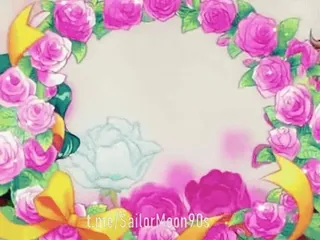 🌸 Sailor Moon t.me/SailorMoon90s mawar, Sailor Moon, bunga, merah muda telegram sticker