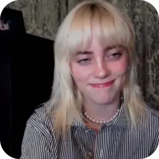 😐 Billie Eilish telegram sticker