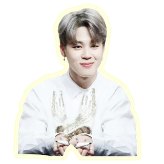 😊 Jimin K-pop, Idole, Chanteur, BTS, Jimin telegram sticker