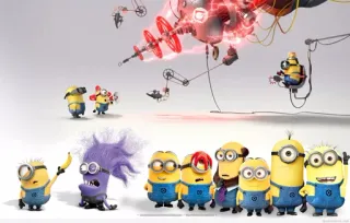 😐 minions, despicable me, cartoon, comedy, animation telegram sticker