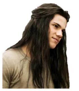 😉 Jacob Black Twilight remaja, manusia serigala, supranatural, fantasi, film telegram sticker
