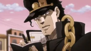 🖊️ Jotaro Kujo JoJo's Bizarre Adventure anime, jotaro, jojo, writing telegram sticker