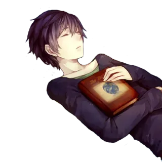 💤 The Dictionary sleeping, book, dictionary, boy, tired telegram sticker
