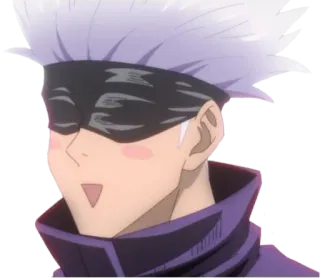 😍 Gojo Satoru Jujutsu Kaisen Аниме, Манга, Годжо, Jujutsu Kaisen, Персонаж, Фанатское творчество, Наклейка telegram sticker
