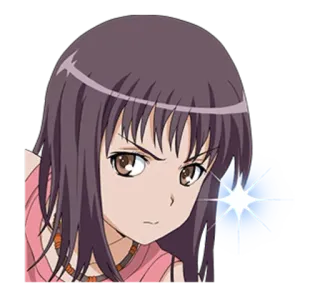 🙄 Anime, Manga, Kreskówka, Dziewczyna, Słodkie telegram sticker