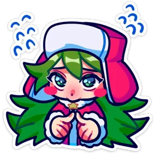 ☺ Аниме, Манга, Милый, Звезда, Кавай, Персонаж telegram sticker
