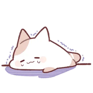 😪 cat, cute, lazy, sleepy, animal telegram sticker