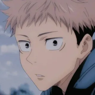 🐉 Yuji Itadori Jujutsu Kaisen Anime, Mangá, Retrato, Jujutsu Kaisen, Yuji Itadori whatsapp sticker
