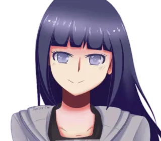 ☺️ Hinata Hyuga Naruto 애니메이션, 나루토, 히나타, 휴우가, 캐릭터 telegram sticker