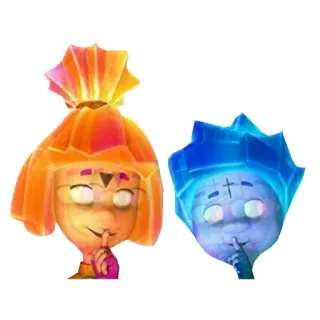 The Fixiki @r_o_o_m telegram stickers