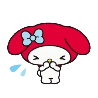 😊 My Melody My Melody, Sanrio, lindo, dibujos animados, kawaii, pegatina telegram sticker