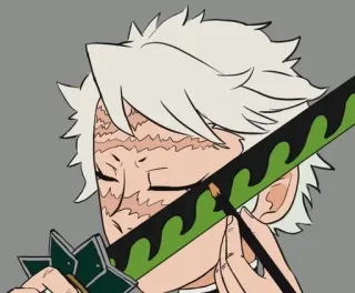 🗡 Sanemi Shinazugawa Demon Slayer Anime, Spada, Demon Slayer, Sanemi, Shinazugawa telegram sticker