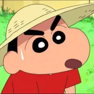 😰 Shin-chan Nohara Crayon Shin-chan Animé, Dessin animé, Enfant, Shin-chan, Manga, Personnage telegram sticker