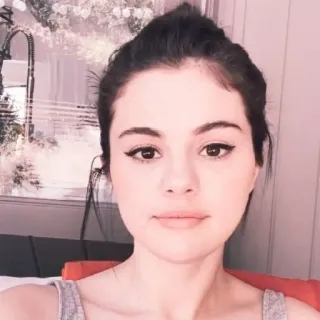 👛 Selena Gomez Селена Гомес, певица, актриса, портрет, знаменитость telegram sticker