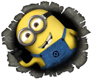 ✋ Minion Despicable Me Minion, Cartone animato, Personaggio, Divertente, Cattivissimo me, Animazione telegram sticker