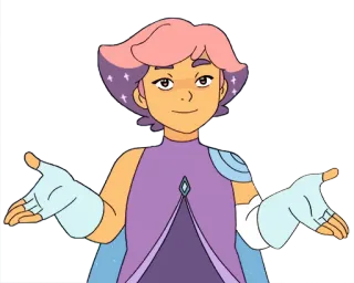 🤲 Glimmer She-Ra and the Princesses of Power cartoon, animated, princess, sparkle, magic telegram sticker