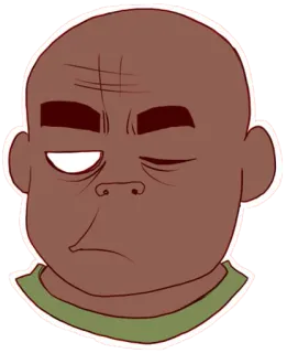 😉 Russel Hobbs Gorillaz Cartone animato, Personaggio, Musica, Gorillaz, Russel Hobbs telegram sticker