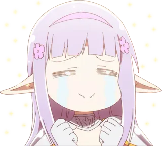 🤩 Anime, Cartoon, Elf, Niedlich, Figur whatsapp sticker