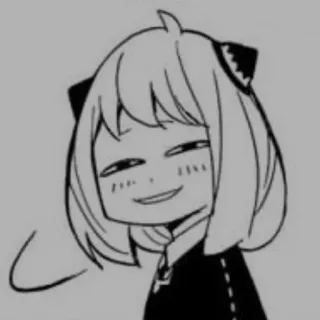 🎀 Anya Forger Spy × Family Anya Forger, Spy x Family, Anime, Manga, süß, arrogant telegram sticker