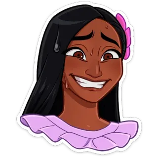 😬 Isabela Madrigal Encanto Isabela Madrigal, Encanto, Disney, cartoon, character, sticker telegram sticker